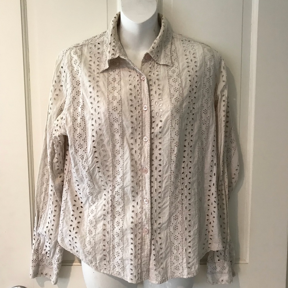 ➿Eyelet Blouse 🕶